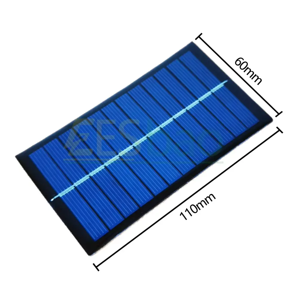 Solar Panel 6V 100MA 1W Mini Solar System DIY For Battery Cell Phone Chargers Portable Solar Cell image 9