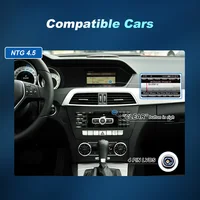 Écran tactile Android 14 sans fil CarPlay pour Mercedes Benz Classe C W204 2007-2015, autoradio multimédia Android Auto 3