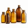 Empty Medicine Glass Amber Bottles with Alu Lid for Syrup Liquid Oral Liquid Glass Bottles MOQ1000 Custom Available Inbox Us 1