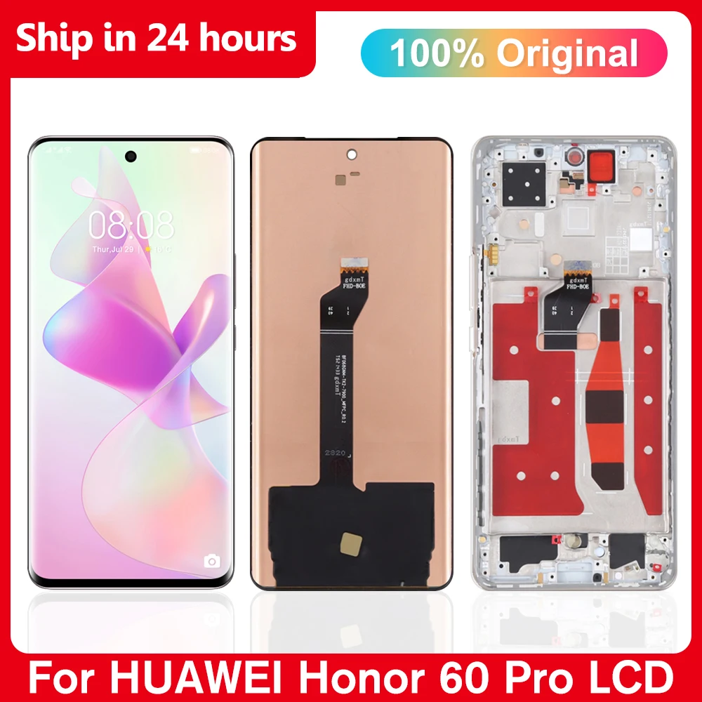 

6.78'' Original Screen For Honor 60 Pro LCD Display Touch Screen Digitizer Assembly Replacement For Honor 60 Pro TNA-AN00 lcd