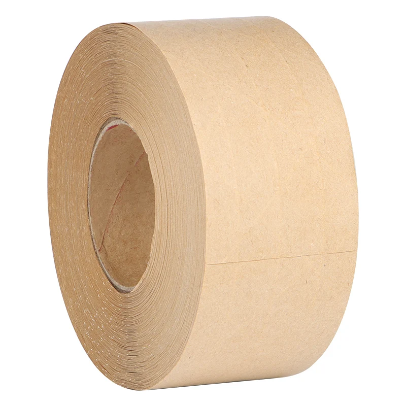 Starch Glue Kraft Paper Tape Biodegradable Plane Writable Kraft Paper Tape  Self Adhesive Fiber Reinforced Water Activated Tape - AliExpress