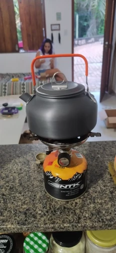 Camping Cookware Kit Outdoor Cooking Set Aluminum Equipment photo review