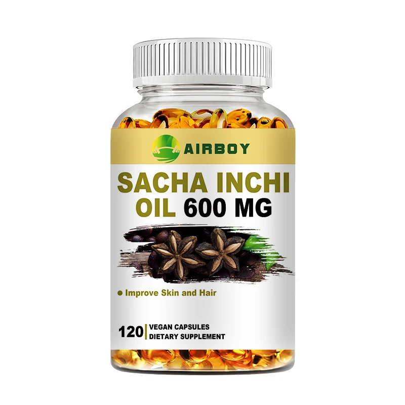 thumbnail image 1 of Sacha Inchi 600 mg: favorece los niveles saludables de colesterol, favorece la salud del corazón, el cerebro y los ojos y refuerza la inmunidad - 120 s, 1 of 5