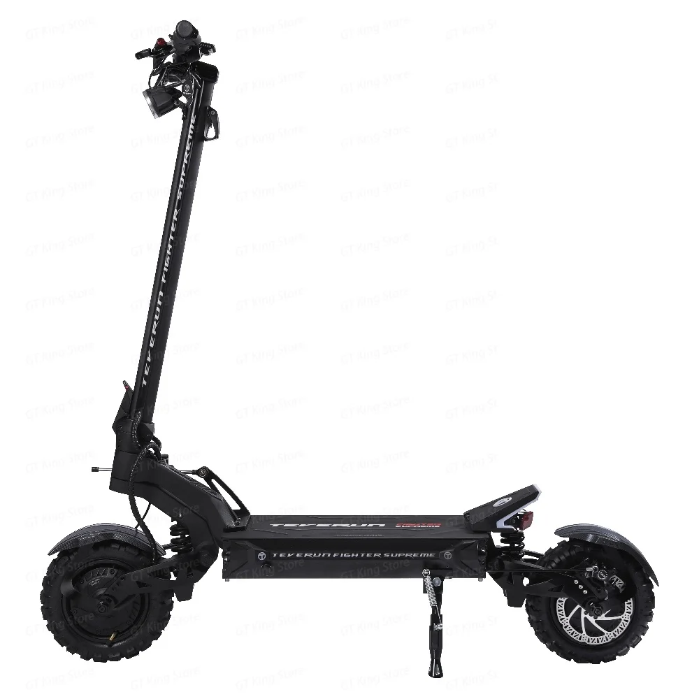 TEVERUN Fighter 72V 35Ah APP Smart BMS Blade Electric Scooter Skateboard Dual Motor 11inch Oil Hydraulic TFT