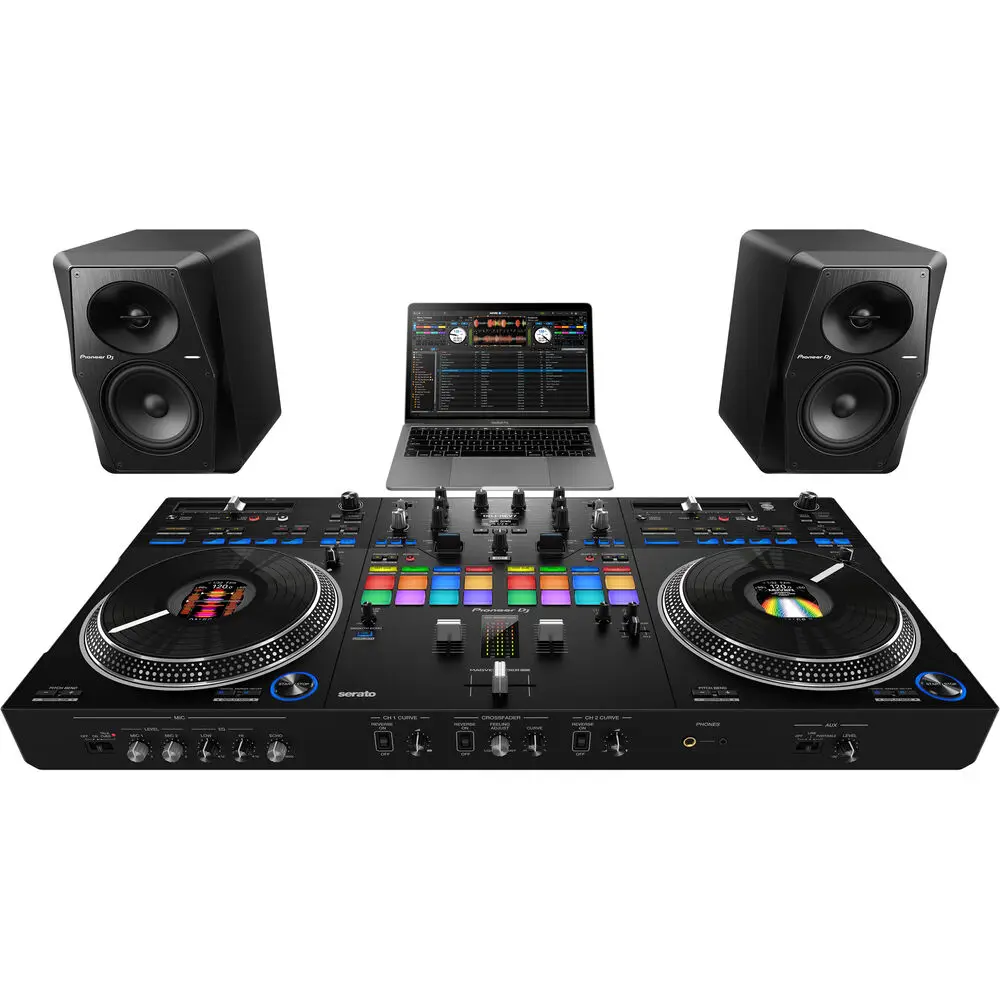 개척자 DJ DDJ-REV7 전동 조그 휠 포함, 2 채널 rekordbox 및 Serato DJ Pro 컨트롤러, 신제품