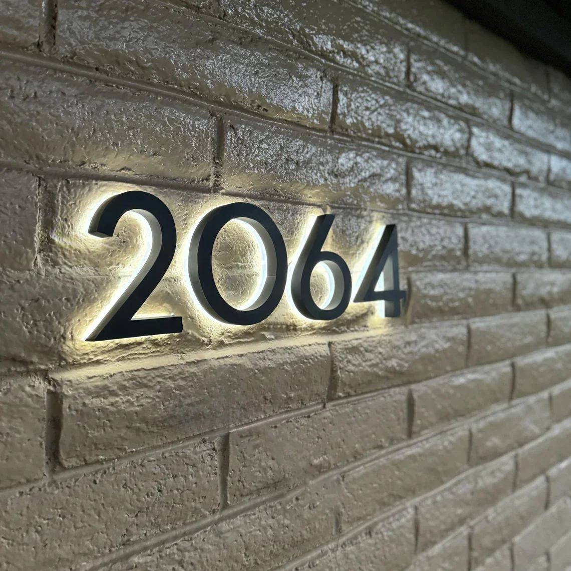 Illuminated Address Number Signs LED Metal 3D Backlit House Numbers Modern Homes Perfect Hotels Resort door address sign,metal house plates,sign display
