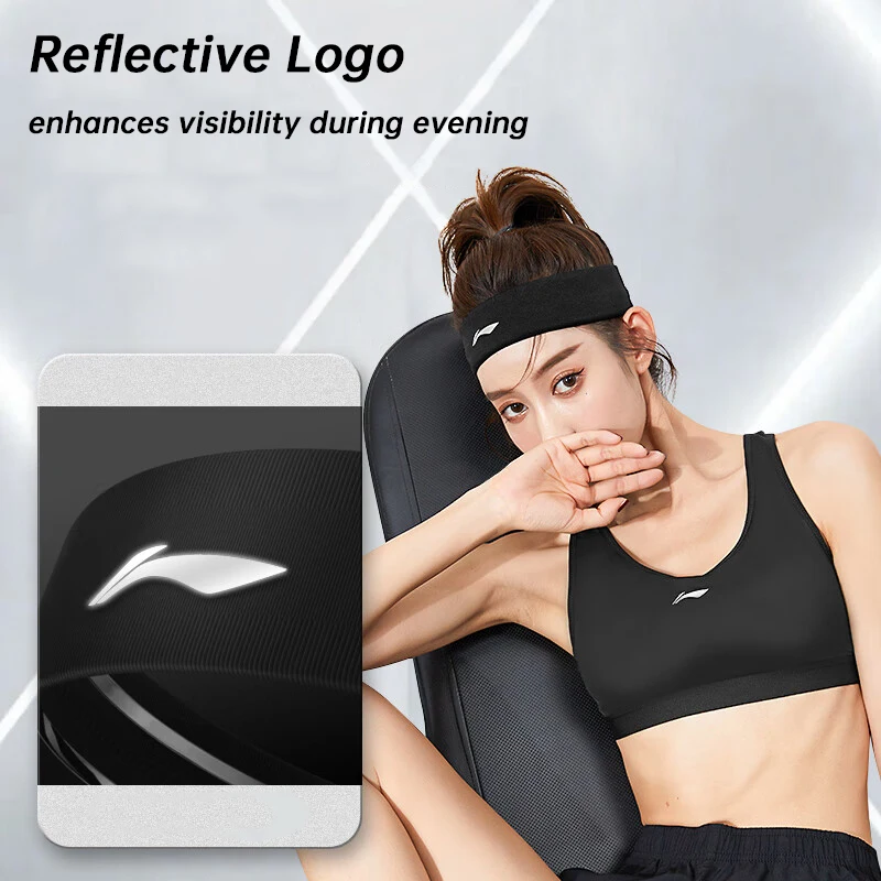 2pcs Li-Ning Sports Headband for Men and Women sports hair band cooling sweatband sports headband sports sweatband
