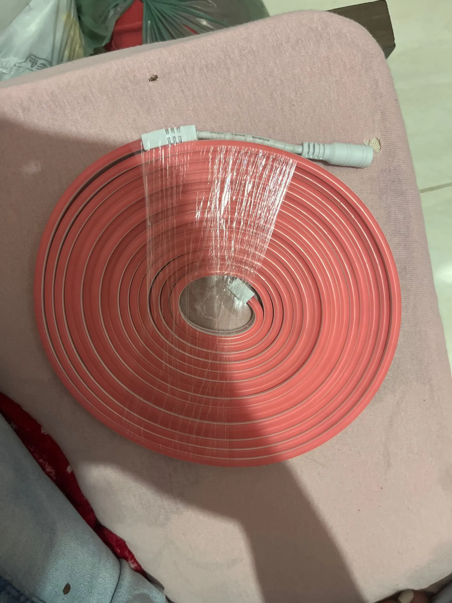 5m Mangueira Led Neon Corte 2,5cm Flex 12v + Fonte Bivolt photo review