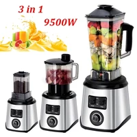 Mélangeur puissant 3 en 1, disjoncteur mural en acier inoxydable, presse-agrumes de cuisine multifonctionnel, mélangeur de glace, Machine à Smoothie pour la cuisine 1