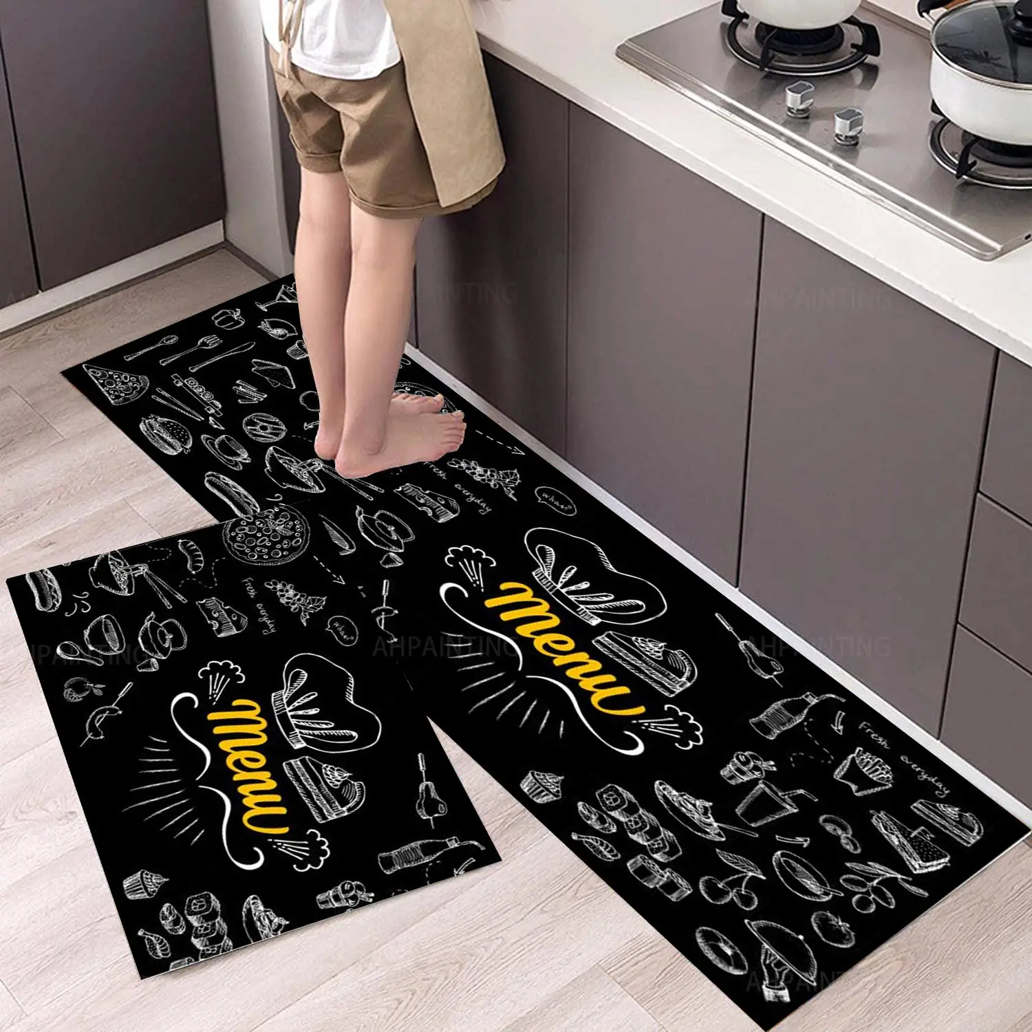 

Long Kitchen Carpet For Floor Home Entrance Doormat Living Room Bedroom Bedside Area Rug Hallway Balcony Bathroom Anti-slip Mat