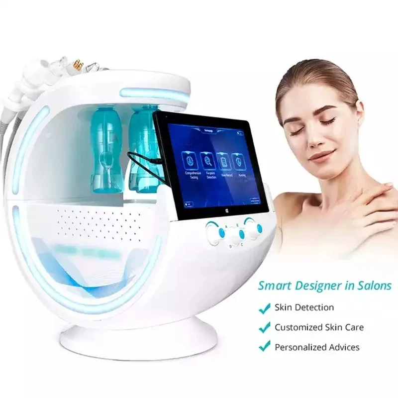 

7 in 1 Smart Ice Blue Analyzer Multifunction Facial Machine Diamond Hydra Dermabrasion Facial Aquafacial