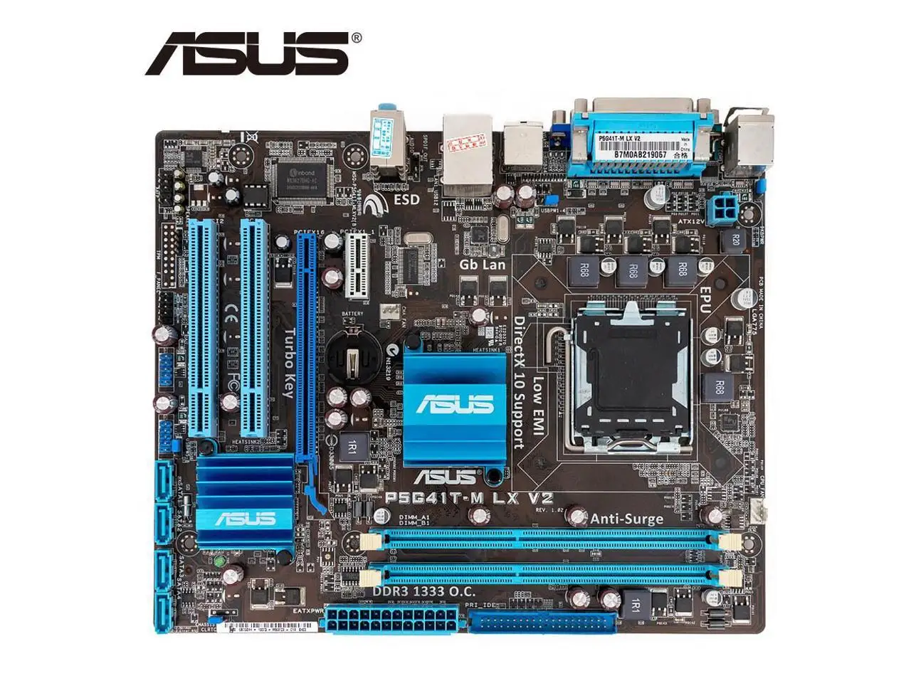 micro atx vga ddr3 1333, 8gb sata, usb 2.0