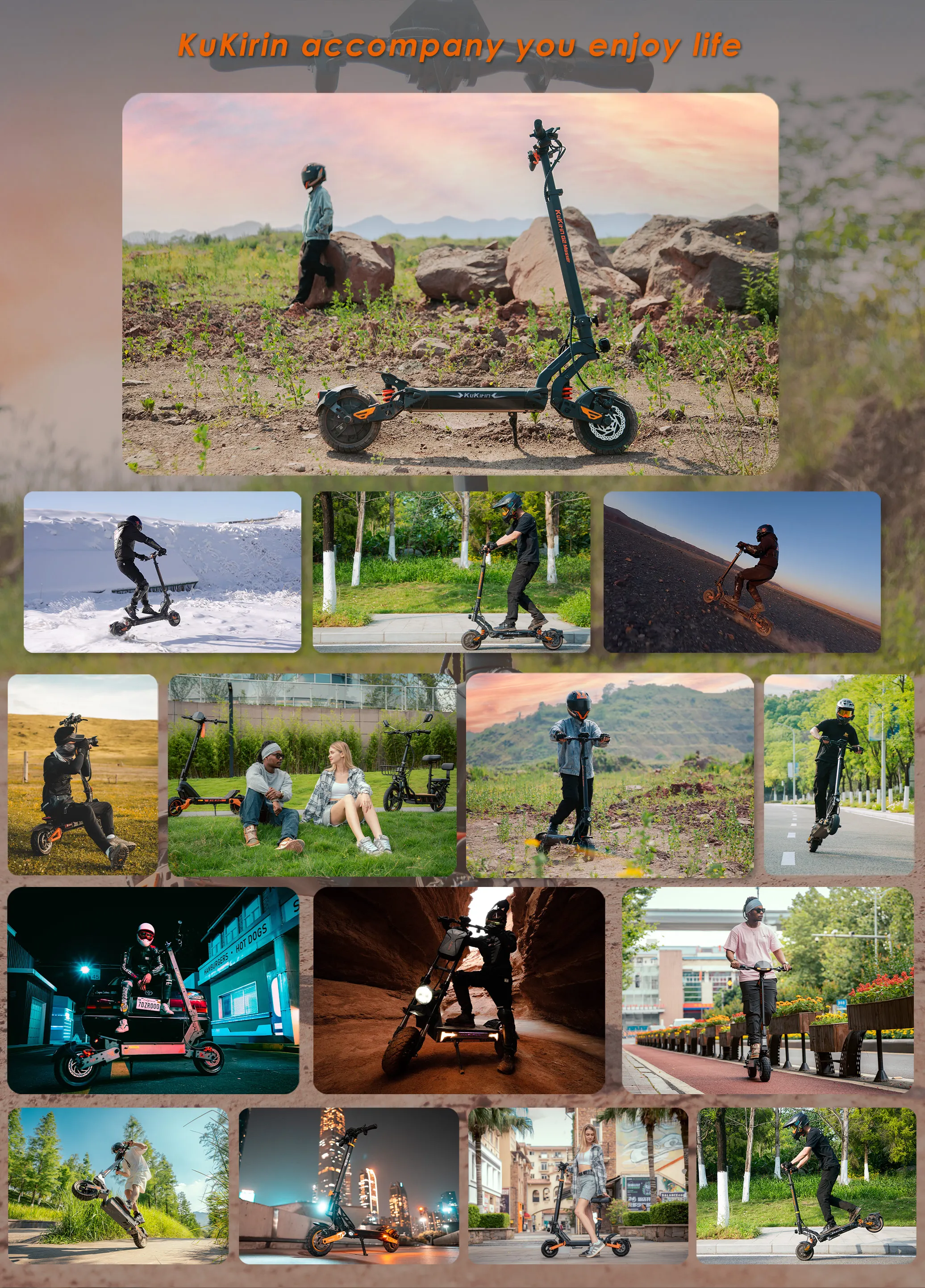 KuKirin G2 Master Foldable Electric Scooter 2000W 52V 20.8AH 60KM/H 70KM Aba67eac7438d45ae8b15ced2085029dam