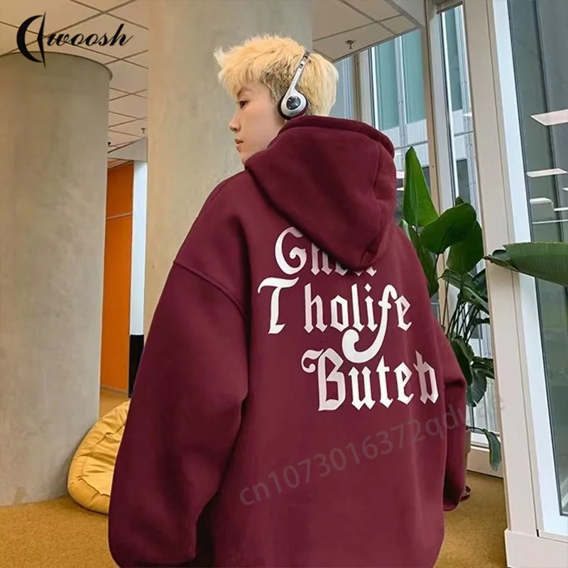 

Limited Cotton Design Hooded For Men Fleece Hip Hop Hoodies Fashion Creative Tops Street Casual Male Pullovers Unisex Sweatshirt