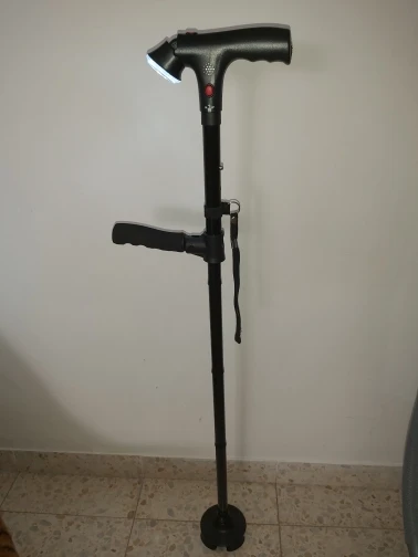 Super Bengala de Alumínio 4 Pontas, com Lanterna e Botão SOS photo review