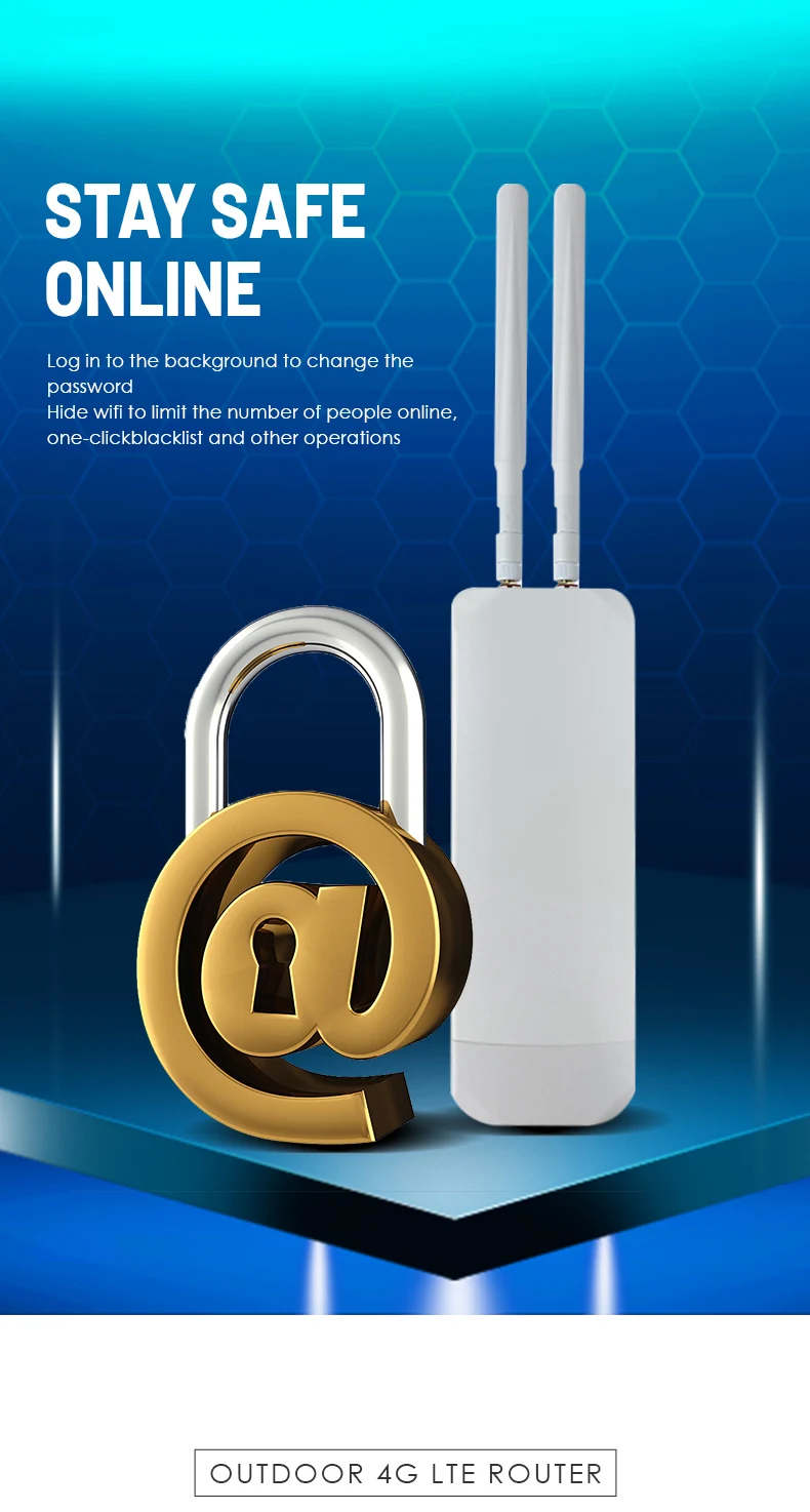 CAT4 LTE Roteador, 3G, 4G Cartão SIM,