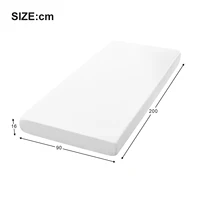 Удобный матрас Anajqaqia 90x200 см, мягкий матрас, сертифицированный Oeko-Tex, эргономичный дизайн, дышащий и прочный — изображение 6