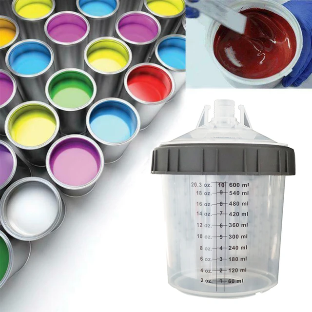 Gun Paint Mixing Cup, Pps Spray Gun Tank