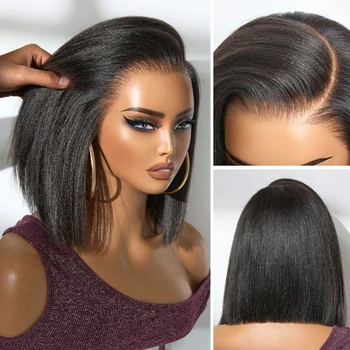 250% 7x5 Bone Straight Wear Go Glueless Wigs Human Hair 100% Human Hair 13x6 Lace Frontal Wigs Ready To Go 5x5 Closure Bob Wigs 1