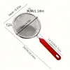 1pc/3pc Fine Mesh Strainer, Flour Sifter, Stainless Steel Sieve, Kitchen Gadgets, Home Kitchen Items 5