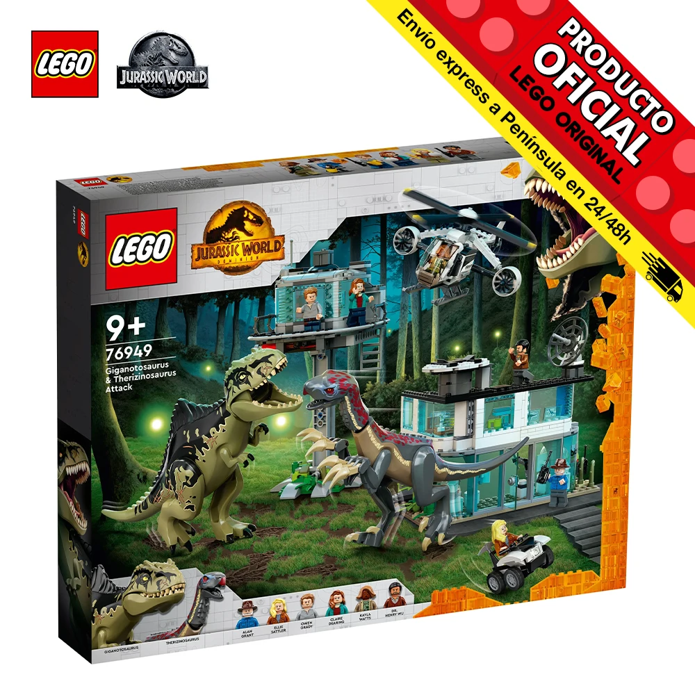 LEGO Jurassic World Giganotosaurus & Therizinosaurus Attack 76949