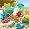 Kids Beach Toys Kit Summer Digging Sand Toys Tool Set Water Toys Sand Bucket Pit Tool Sandbox Outdoor Toys For Children Boy Girl 1
