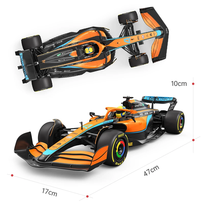NEW McLaren F1 MCL36 1:12 Scale 1:18 RC Car Radio Remote Control Toy Racing Car Model Auto Machine Gift for Kids Adults Rastar 3