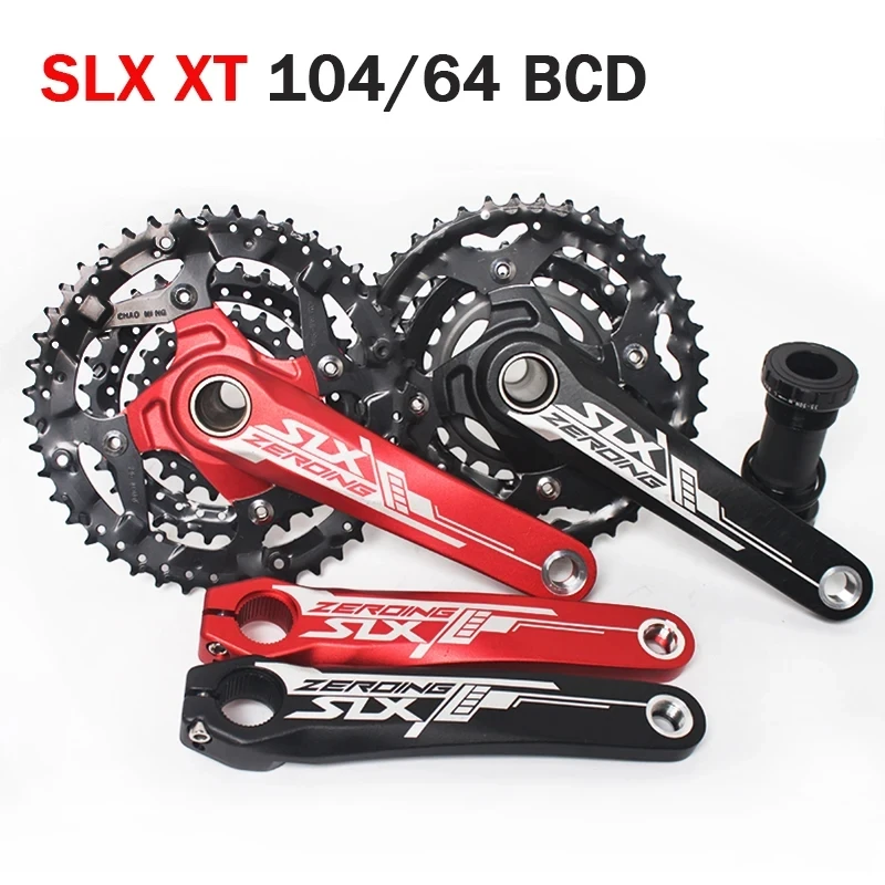 SLXXTCrankMTBChainring104BCDTripleSpeedMountainBikeCranksetForShimano9/10SpeedBikeacketforShimanoBicyclePart-AliExpress18