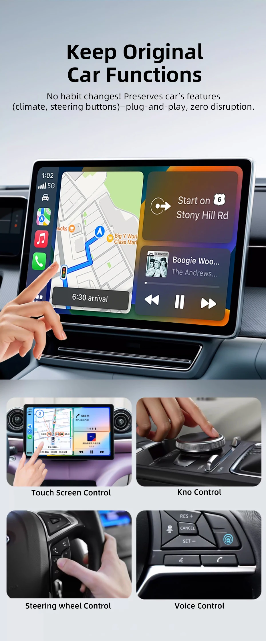 Wireless Carplay And Android Auto Adapter Usb And Usb C Port_voghion.com