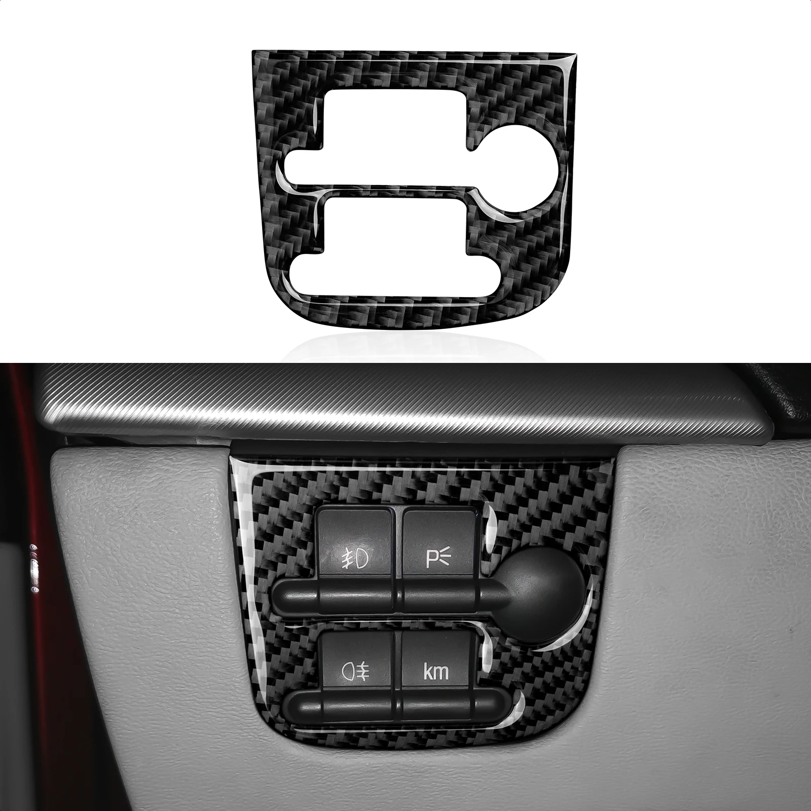 

Car Rear Air Outlet AC Air Vent Trim Carbon Fiber Sticker Trim For Alfa Romeo 159 Accessories 2004 -2011
