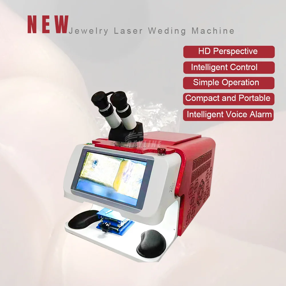Hot Sale Jewelry Laser Welding Machine 100W 200W With CCD Touch Screen Microscope For Gold Silver Ring Metal Soldering 220/110V