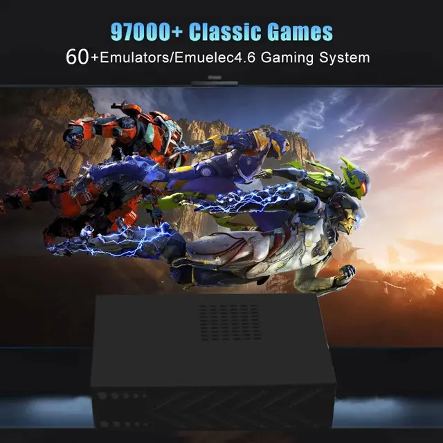 جهاز ألعاب فيديو ريترو R3 PRO بنظام Batocera سعة 500 جيجابايت مع معالج 3865U يحتوي على أكثر من 7000 لعبة لـ Wii وPS2 وPSP وSaturn وGameCube وN64 مع يد تحكم لاسلكية 2