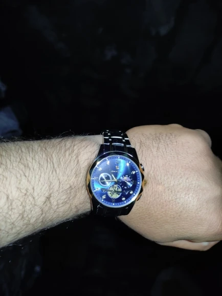 POEDAGAR Luxury Men's Quartz Watch photo review