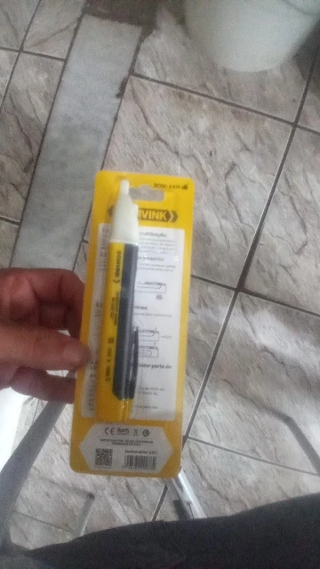 Caneta Chave Teste Eletricista Detector De Tensão 90-1000v com Alerta sonoro - Neverdie Store photo review