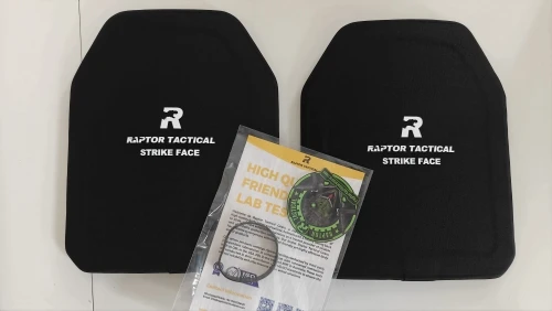 Raptor Tactical NIJ 3A IIIA Bulletproof Plate One Pair 10x12 Or