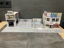 MoreArt 1:64 日本の商業ビルディングジオラマ、照明シーン