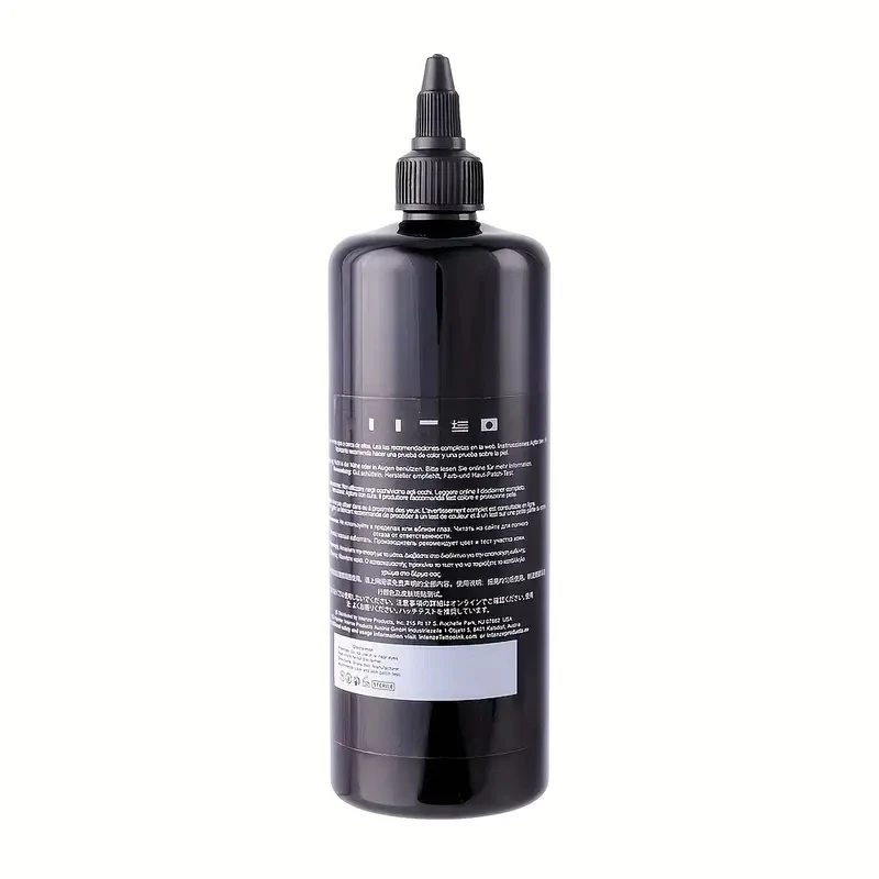 Intenze Professional Tattoo Ink Zuper Black 12 oz (360ml) Tattoo ink colors