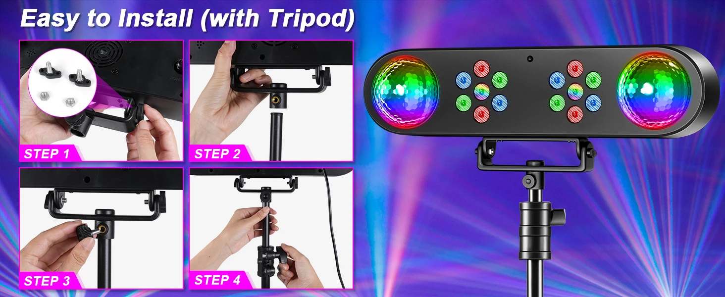 LeLeght Mini Stage Lighting System Image 3