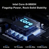 New 15.6" Laptop Intel Core i9-9880H 32GB 2TB Gaming PC Ultra Slim Office Study Computer PC Windows 11 Pro 1920*1080 HD - Image 3
