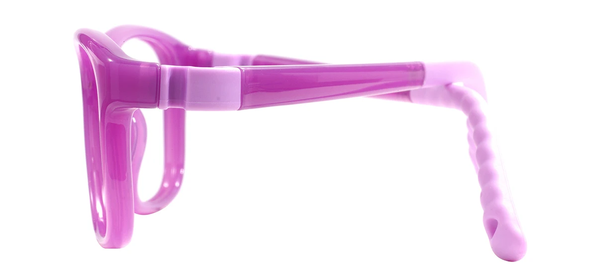 Silicone Flexible Square Blue Light Blocking Glasses For Kids