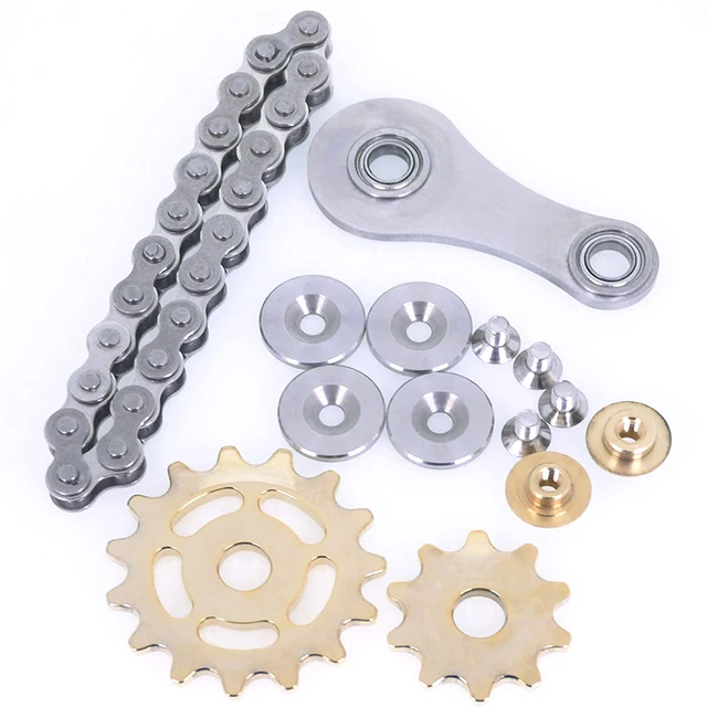 EDC Toothed Sprockets Chain Fidget Toy Metal Stainless Steel