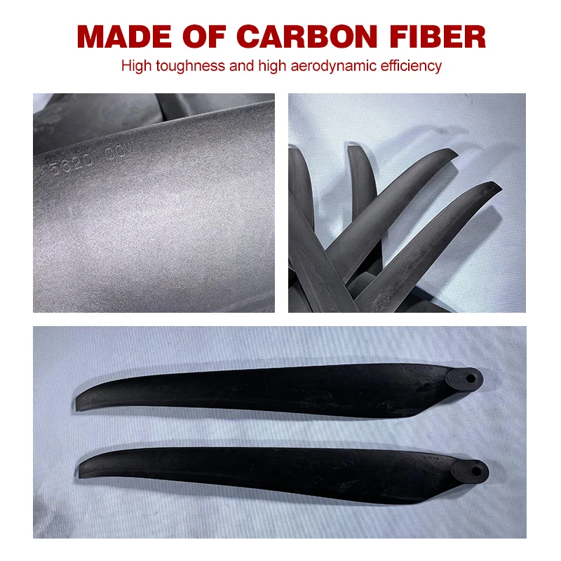 Hélices Drone Fibre Carbone Nylon CW CCW Compatibles Hobbywing X13