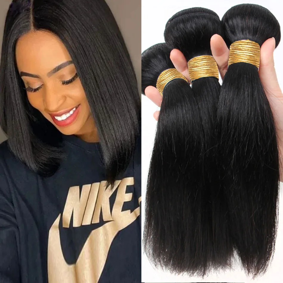 

Индийские прямые волосы Remy 12 А, недорогие 100% человеческие волосы, коротпряди для черных женщин, 3 шт. предложения, прямые волосы для наращивания, оптовая продажа