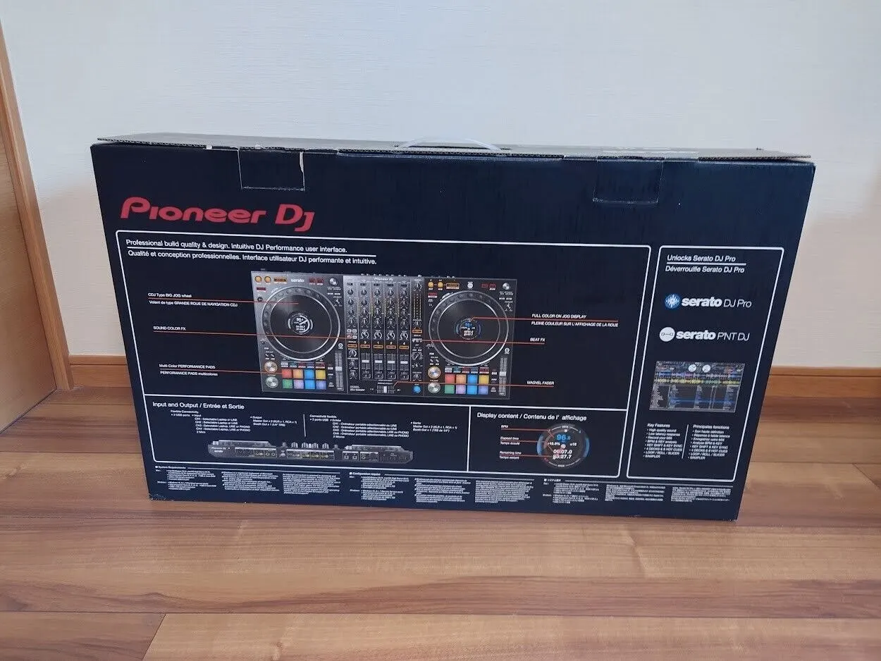 Never Used DJ DDJ-1000SRT Black DJ Controller Serato Pro 4ch AC100V-240V