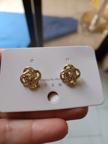 Light Luxury Zircon Stud Earrings photo review