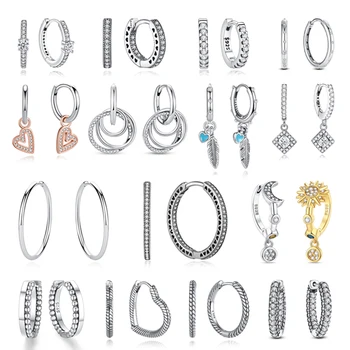 Heart Hoop Earrings 1