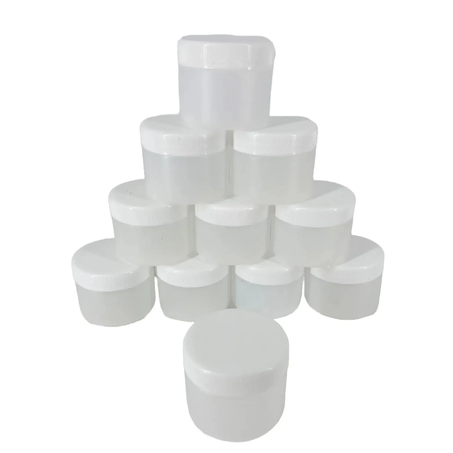 100 Pomaderas de 60 Gr de plastico Tarro Frasco Opaco con Tapa