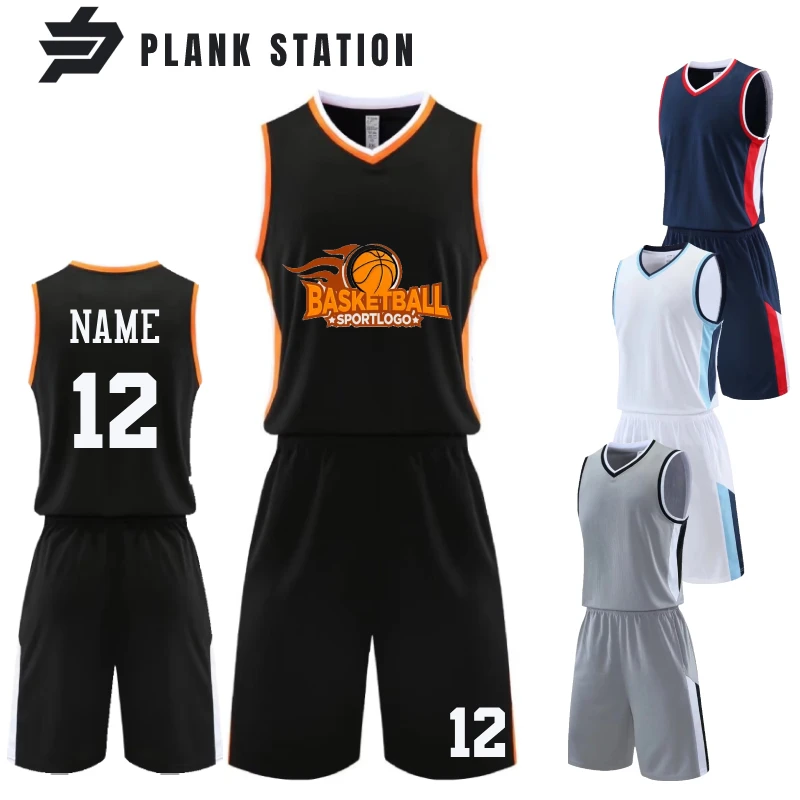 

Basketball Clothing Men Children Plus Size Uniform Jersey Customize Name Number Team Training Suits Quick Dry