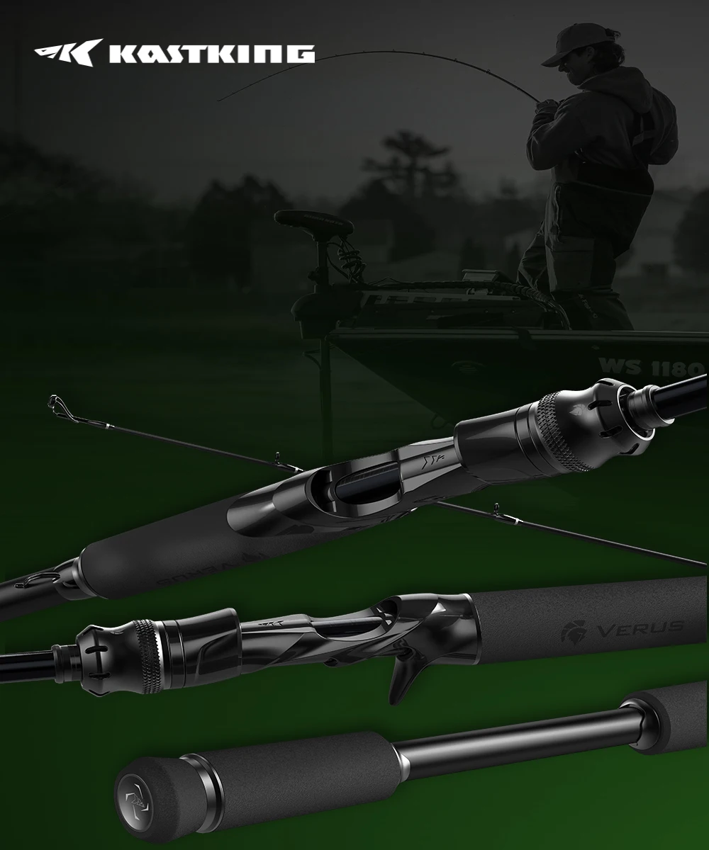 KastKing Verus Bait Finesse Spinning Casting Competition Fishing Rod 1.93-2.18m with 40T+30T Carbon Fiber for Fishing fishing rod
