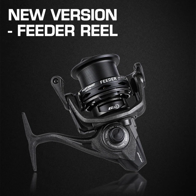 MIFINE FEEDER GORGEOUS Fishing Reel 4500 5500 10KG Max Drag Coil  Professional 6+1BB Worm Shaft System Spinning Feeder Reel - AliExpress